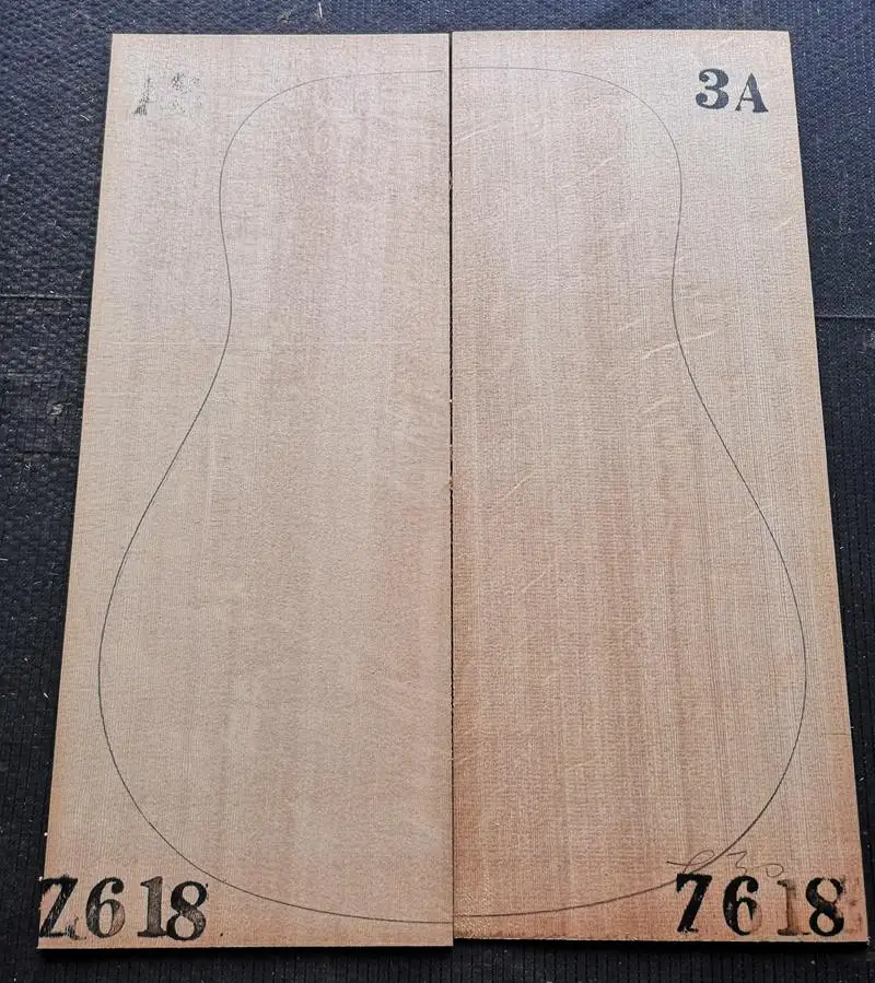 1 компл. AAA коготь шаблон Sitka ель гитара из твердой древесины панель гитара изготовление Материал для гитары материал обслуживания 540*220*4,5 мм