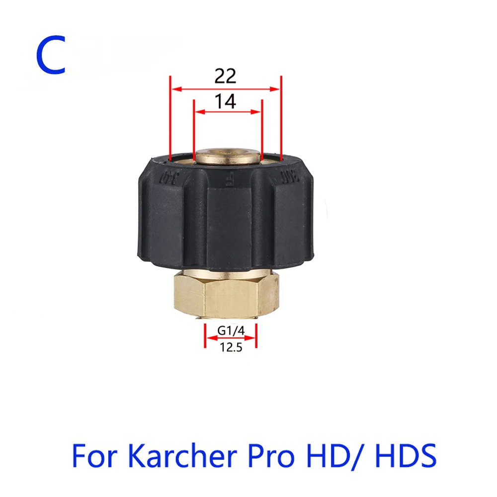 para karcher hd tubo de limpeza pressão arruela botão nariz gerencio esgoto jetting bocal da tubulação mangueira de lavagem bocal