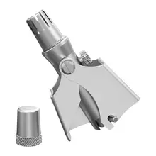 Ручной триммер для носа из нержавеющей стали для бритья волос в носу ушей Бритва Уход за лицом для мужчин моющееся устройство дропшиппинг