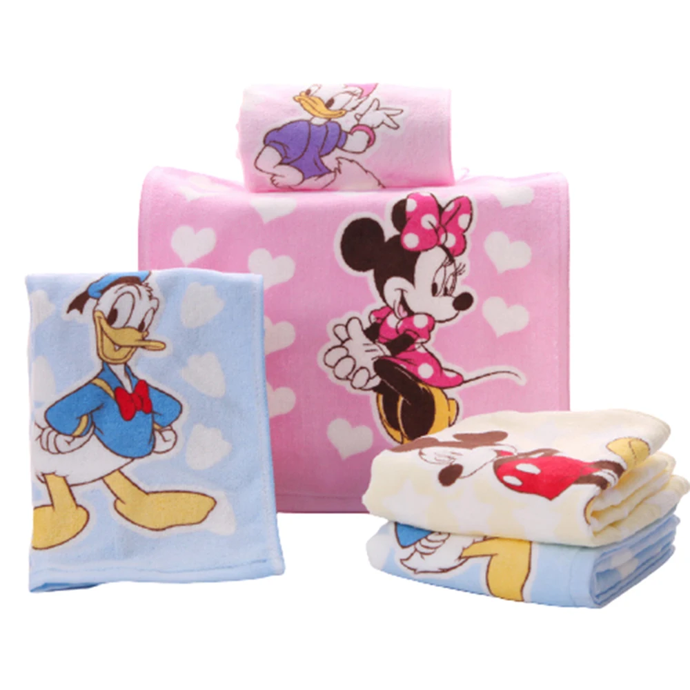 

2019 Disney 100% Cotton Newborn Baby Towels Saliva Towel Infant Nursing Towel Baby Boys Girls Soft Kawaii Washcloth Handkerchief