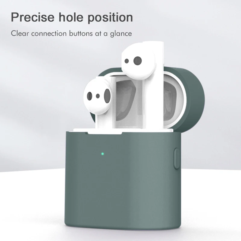 Силиконовый наушник чехол для Xiaomi Redmi Airdots противоударный защитный Air dots TWS