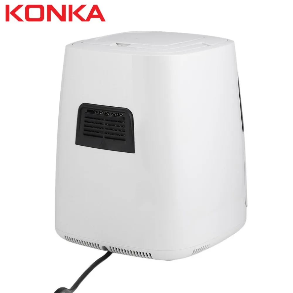 KONKA 2.5L/EU воздушная фритюрница Бытовая интеллектуальная без испарений Высокая емкость электрическая фритюрница машина для картофеля фри антипригарная фритюрница 220 В