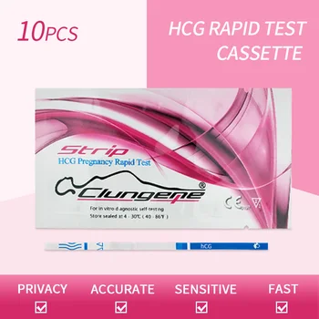 

10PCS Pregnancy Urine Test Strip Household Rapid Test Ovulation LH Test Strip Kit