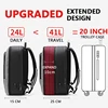 ARCTIC HUNTER 40L Large Capacity Mens Expandable Backpacks USB Charging Male 17 inch Customizable Waterproof Business Travel Bag 2