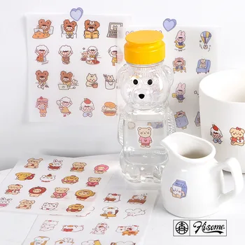 

2sheets Kawaii Post It Cartoon Decorate Stickers Scrapbooking Adhesive Paper Cute Stationery
