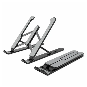 

Laptop Stand Portable Foldable Height Adjustable Notebook Computer Stand Hollow Design Laptop Holder