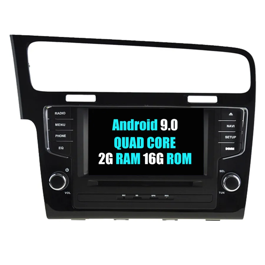 Мультимедийный плеер с сенсорным экраном для VW Golf 7 MK7 для Volkswagen MIB, Android 9,0 - Цвет: PX30 Android 9.0