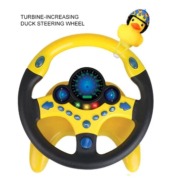 

Simulation Educational Children'S Steering Wheel Music Luminescence Early Education Plastic Steering Wheel Base Toy
