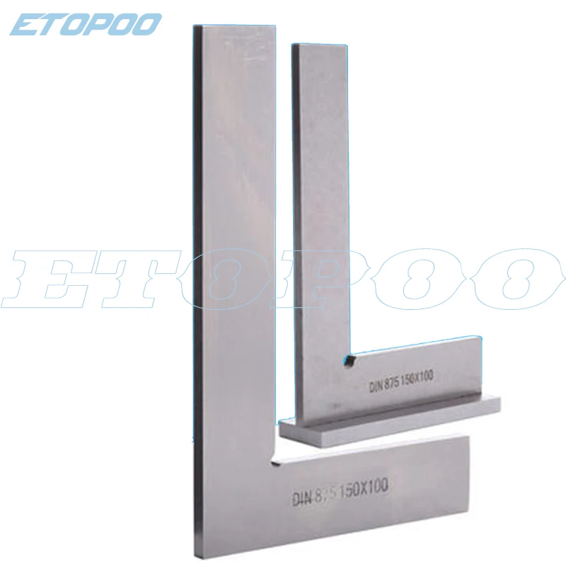 스퀘어 블레이드 트라이 스퀘어 앵글 스퀘어 목수, 90 도 플랫 엣지, L 자형 목수의 눈금자 마킹 게이지