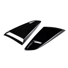 1Pair Car Side Window Quarter Rear Louver Scoops Side Vent Scoop Cover Trim for Ford Mustang 2 Door- for Coupe Model