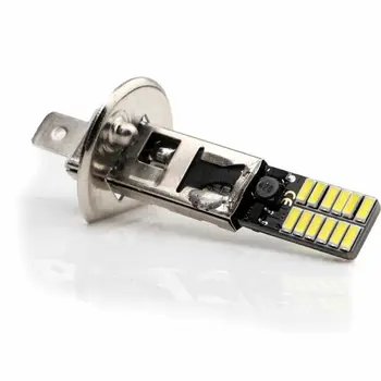 

LED Anti-Fog Lights Bulb Car 12V DC Bright Brightness Vehicle 6500K 24-SMD 4014