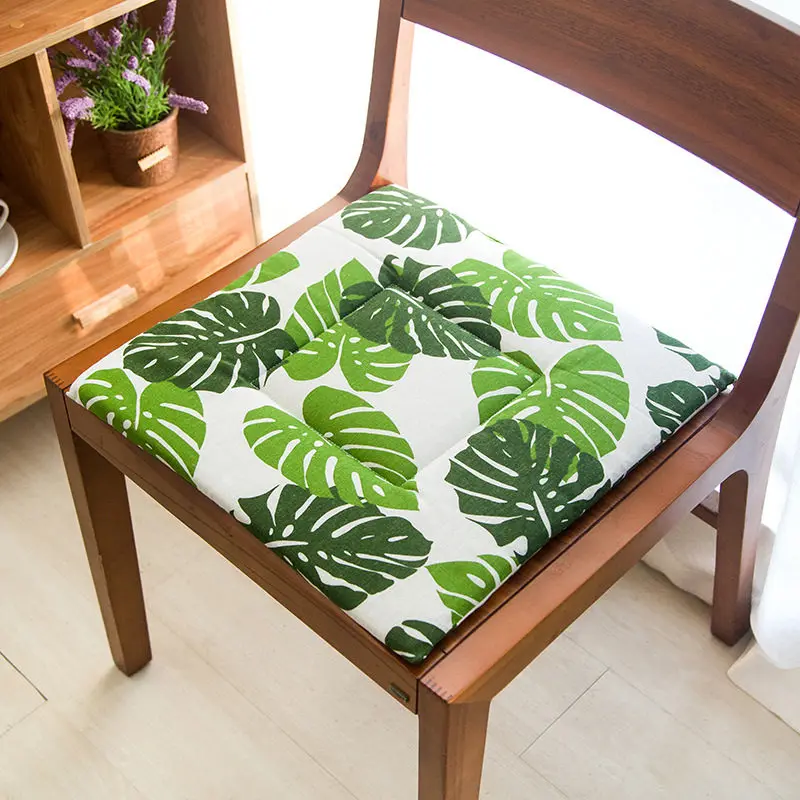 38*38 см в скандинавском стиле, качественные подушки для стула, квадратный коврик для ягодиц татами, диванная подушка для спины, дышащая подушка для стула - Цвет: Turtle bamboo