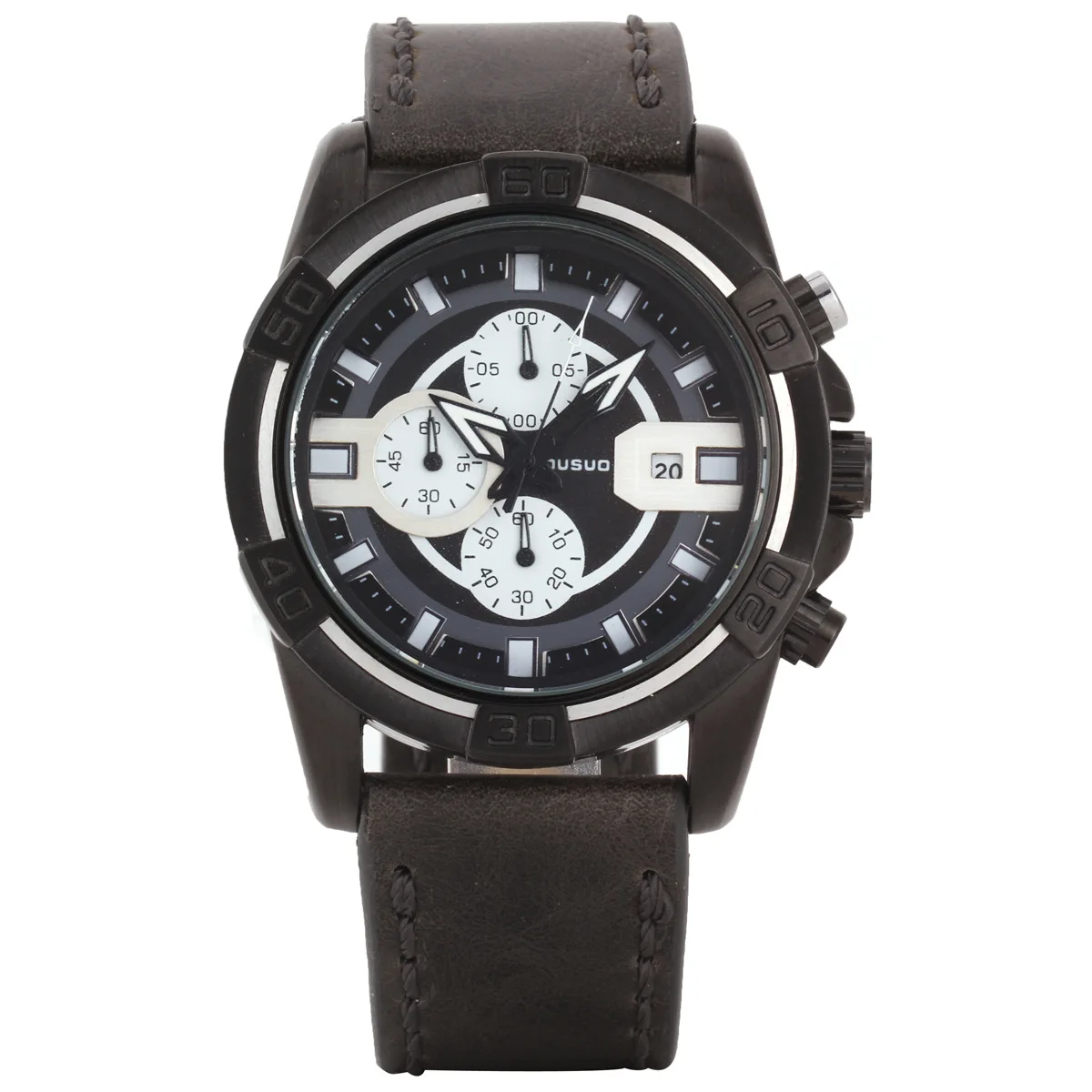 

Three Small Disc Six-pin with Calendar 501 Fashion ousuo Table Leather Belt