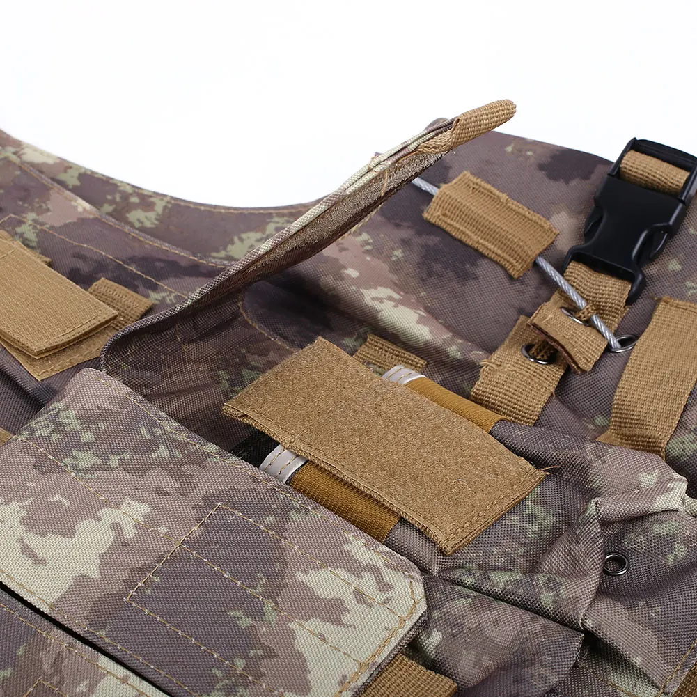 Tactical Vest Durable 3 Colors Nylon Combat Outdoor Protective Gear Field Survival Adventure Equipment Armed Forces Survive