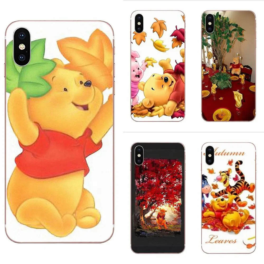 For Sony Xperia Z Z1 Z2 Z3 Z4 Z5 compact Mini M2 M4 M5 T3 E3 E5 XA XA1 XZ Premium TPU Cool Best Winnie The Poohs Autumn Leaves | Мобильные