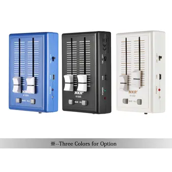 

High quality K1000 Professional Mini Mobile Phone Audio Sound Mixer Pocket Mixer 3.5mm Interfaces with Power Adapter