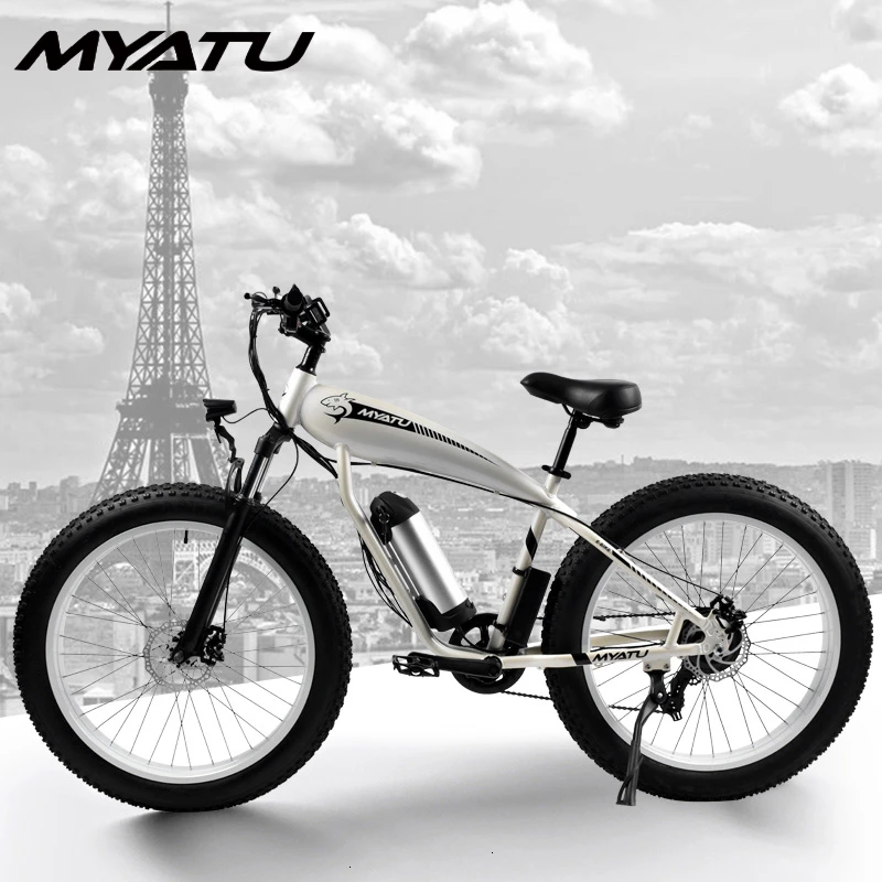 MYATU26 inch fat tire off-road power electric vehicle mountain bike lithium battery bicycle electric bicycle MYATU26 inch fat tire off-road power electric vehicle mountain bike lithium battery bicycle electric bicycle