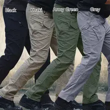 ZACOO удобные износостойкие тактические брюки-карго с карманами