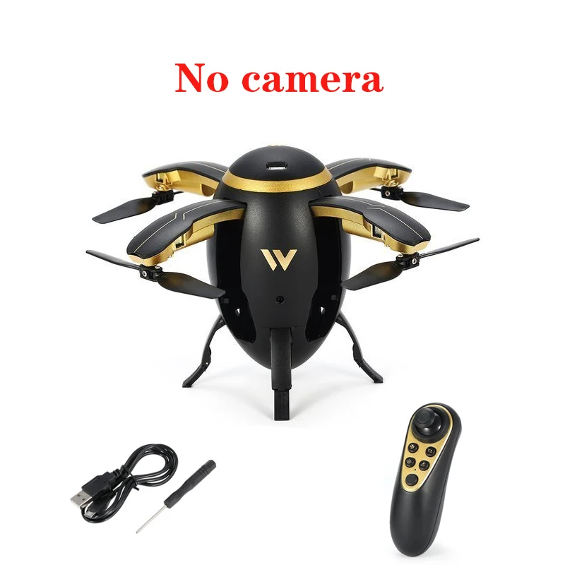 Мини RC Дрон HD камера Летающий яйцо складной дроны flayaball W5 вертолет селфи-Квадрокоптер с wifi fpv электронные игрушки подарок - Цвет: No camera