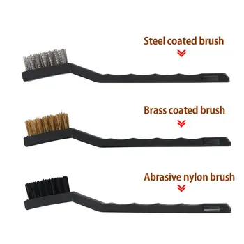 

6 Sizes Car Detailing Brush 0.78\"~1.77\" Universal Boar Wheel Cleaning 13pcs