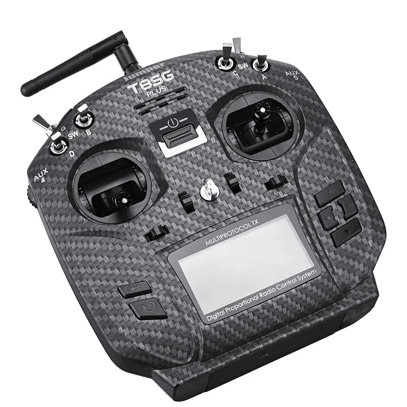 Jumper T8SG V2 Plus Hall Gimbal мультипротокол режим из углеродного волокна 2 передатчик пульт