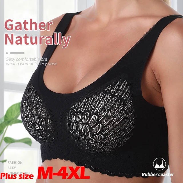 VIP Link Bra For Women Seamless Plus Size Bras With Gathers Pad