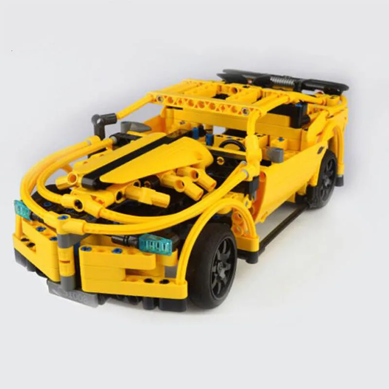 Technic серия RC модель автомобиля с дистанционным управлением гоночный автомобиль электрические строительные блоки кирпичи игрушки для детей подарок