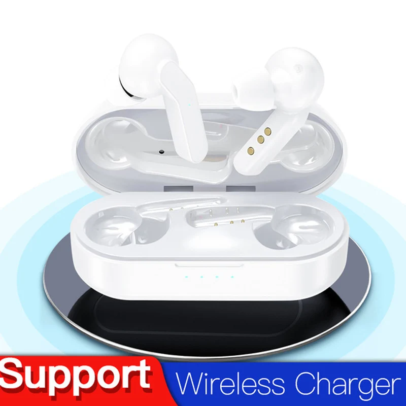 White with wireless Awei T10C гарнитура Bluetooth, гарнитура, настоящие беспроводные TWS наушники 5,0, наушники-вкладыши для телефона, мобильного телефона, Blutooth HD - Цвет: White with wireless