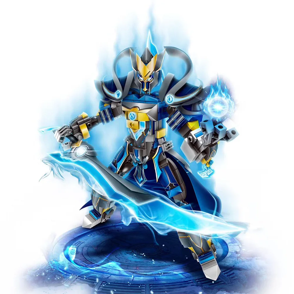 

Crown 100034 King Building Blocks Glory Heroes Armor Children'S Educational ENLIGHTEN Assembled Small Particles Building Blocks