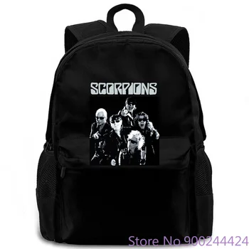 

SCORPIONS BAND BLACK HEAVY METAL HARD ROCK MSG KINGDOM COME ACCEPT Print Harajuku women men backpack laptop travel school