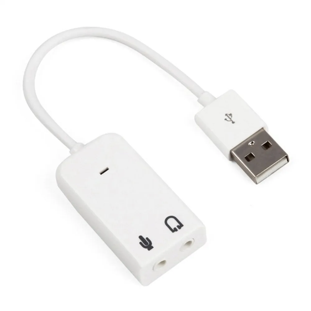 Внешняя USB звуковая карта 3D Виртуальная 7,1 каналов аудио Звуковая карта адаптер Plug& Play для ПК настольный ноутбук