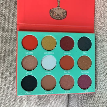 

magic 12 Color Eye Makeup Nudes Palette Matte Eyeshadow Pallete glitter powder Eye Shadow Earth shadows