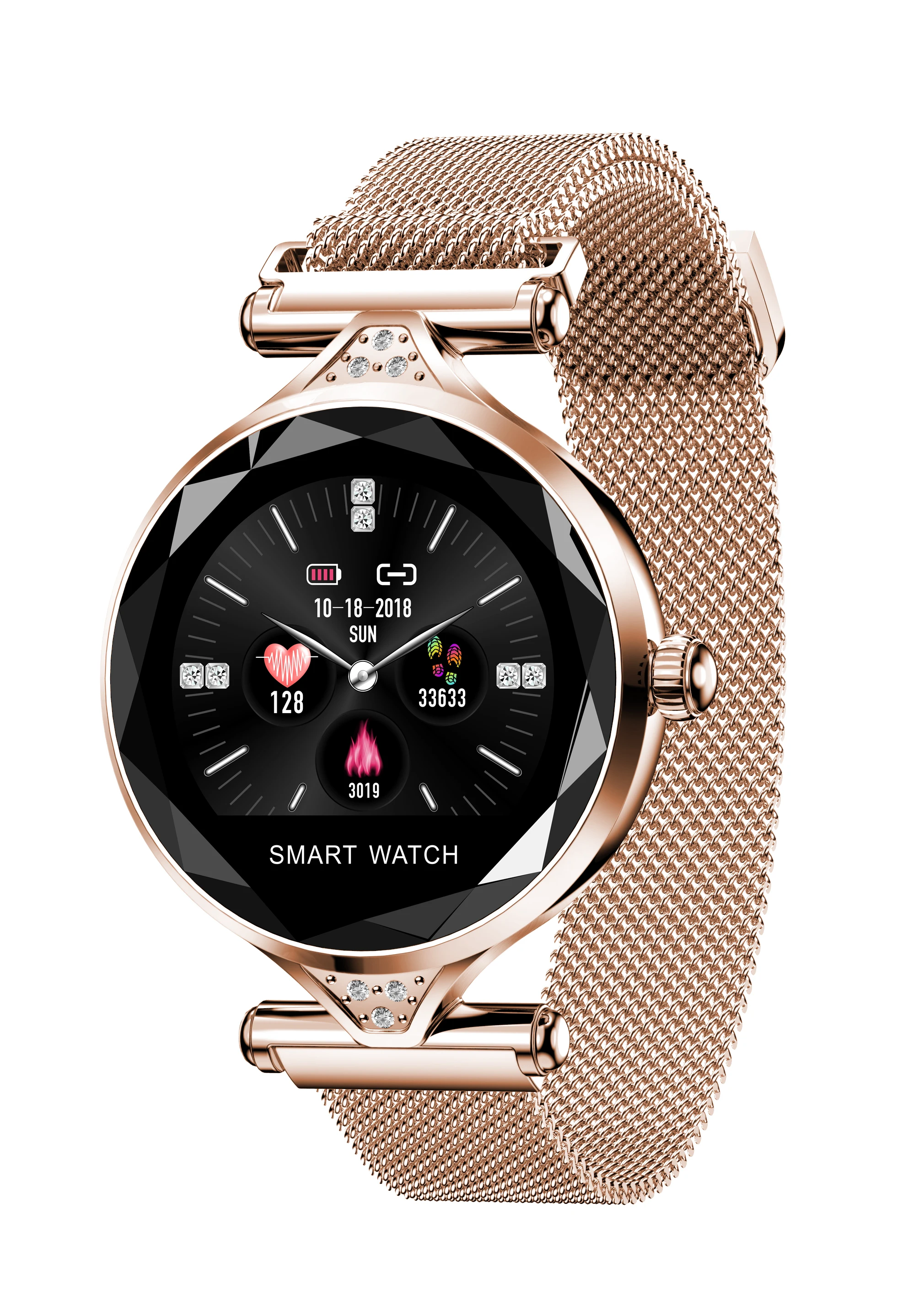 Модные часы Smart Watch H1 сердечного ритма фитнес Монитор артериального давления