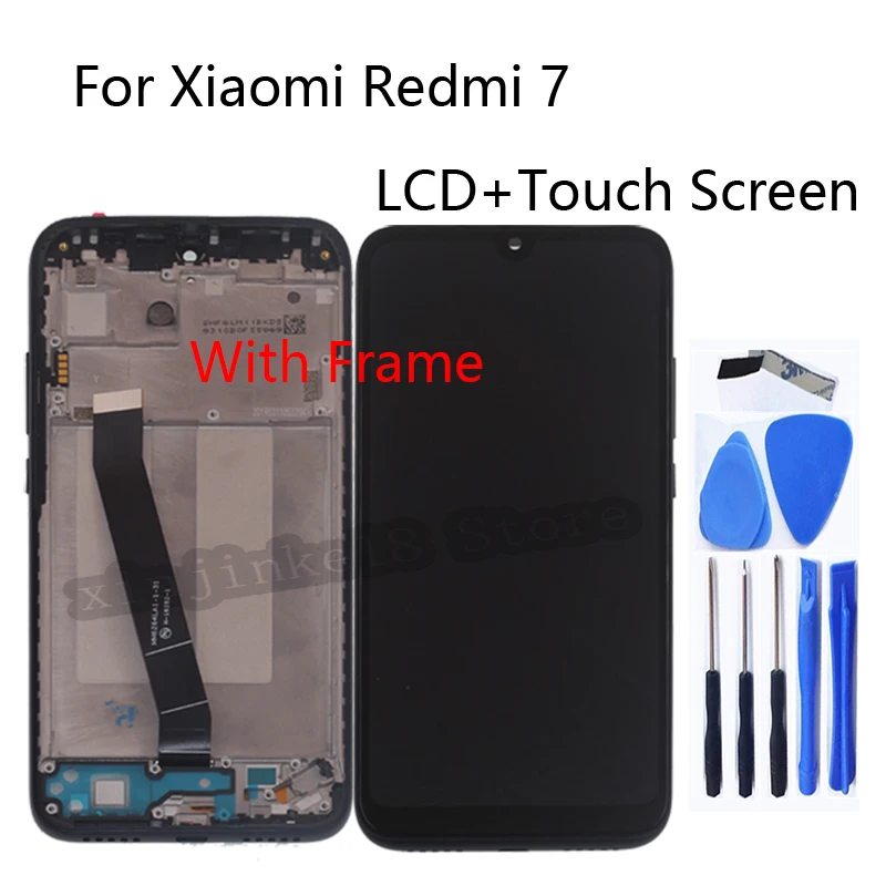 ЖК-дисплей 6 26 дюйма для Xiaomi Redmi 7 сенсорный экран дигитайзер замена в сборе redmi