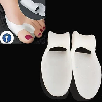 

1Pair Big Toe Separators Gel Silicone Bunion Corrector Straightener Spreader Foot Care Tool Hallux Valgus Pro massager