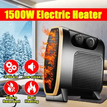 

Electric Heaters Fan Desktop Mini Home Office Handy Fast Power Save Heater Portable Smart Warmer For Winter PTC Ceramic Heating