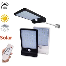 48 Светодиодный уличный садовый светильник, солнечные лампы, датчик движения, энергосберегающий, водонепроницаемый, 3 режима работы, металлические столбы