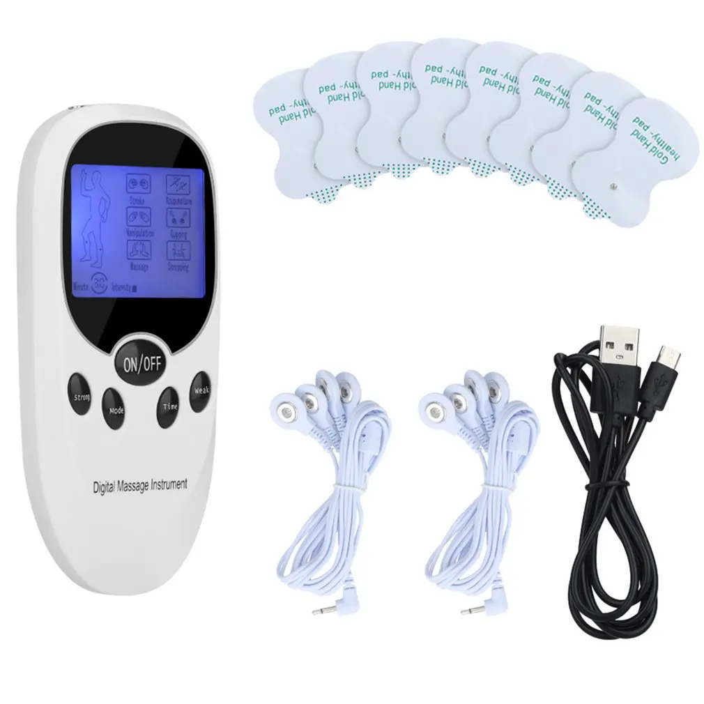 

Wireless Cervical Massage Tens USB Machine Electrical Massager Pulse Muscle Stimulator Dual Channel Electric Pulse Machine