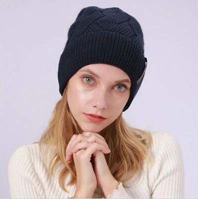 Для женщин Лето Весна Зима крючком вязать громоздкий Beanie BERET мягкая шапка лыжные береты шапки