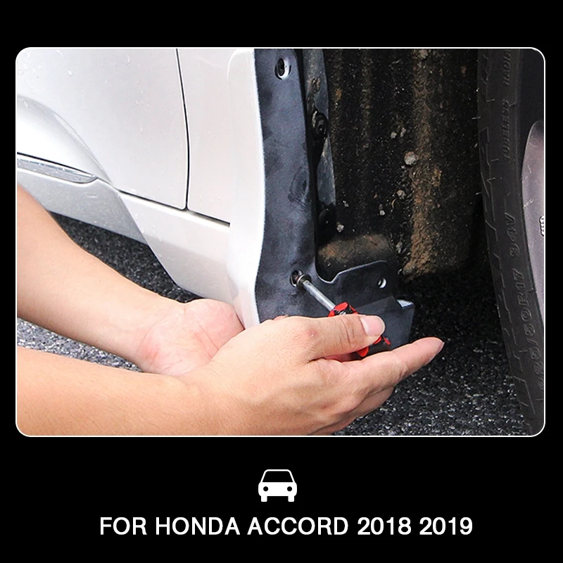 Pcmos 4 шт. ABS защитные крылья рамка отделка Подходит для Honda Accord автомобильные наружные части Брызговики Новые Авто запасные части