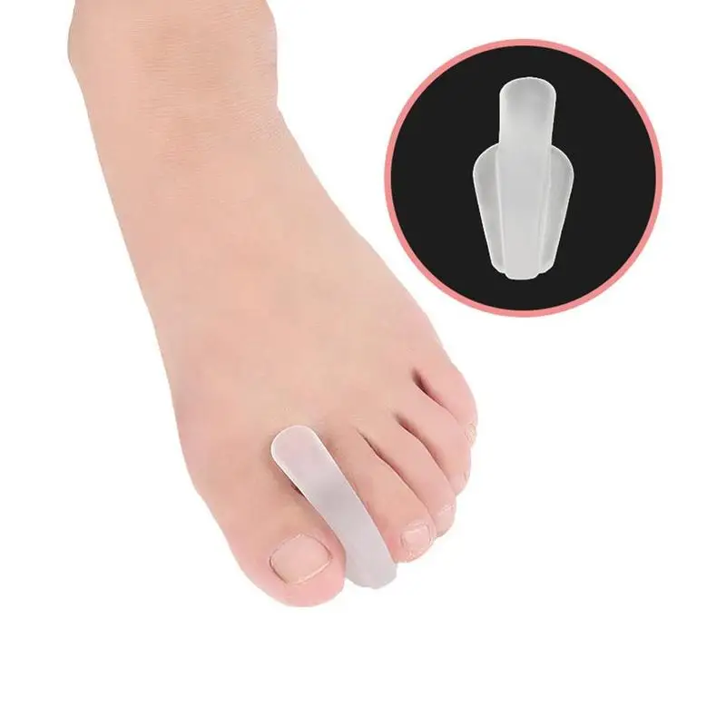 1 Pair A-Shaped Splitter SEBS Toe Thumb Valgus Corrector Toe Overlap Separator Small Toe Correction Stretcher Straightener