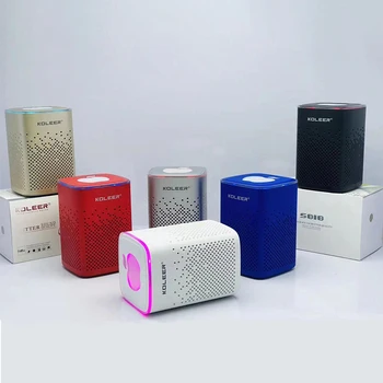 

Mini Bluetooth Audio Portable LED Colorful Stereo Music Player Outdoor Support TF Card Subwoofer To Enjoy Sound Quality Surround