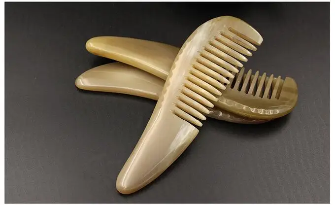 straight hair comb Hairbrush For Girl Natural Anti Static Buffalo Horn Art Comb Hair Care Massage Brush Wide Teeth Straight gray 10mm x 37mm x 25mm module 2 5 13 teeth metal straight spur gear wheel