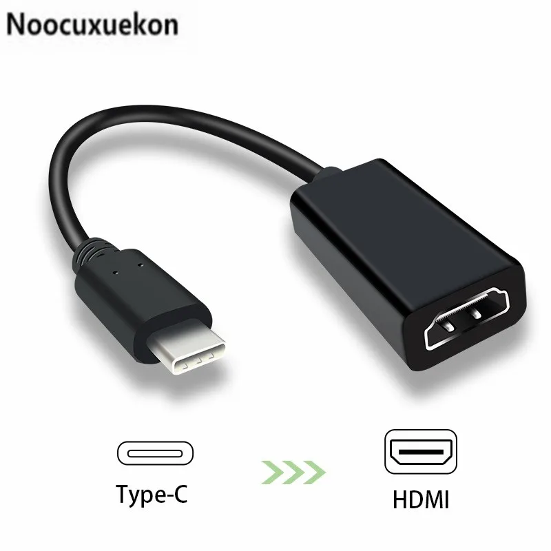 Usb type C к HDMI адаптер USB 3,1 USB-C к HDMI адаптер конвертер «Папа-мама» для MacBook2016/huawei Matebook/Smasung S8