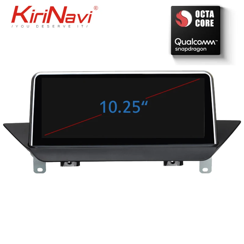 Discount KiriNavi 8 Core 4+64G 10.25" 2 din android 9.0 autoradio car multimedia gps for BMW X1 E84 automotivo head unit WIFI navigation 1