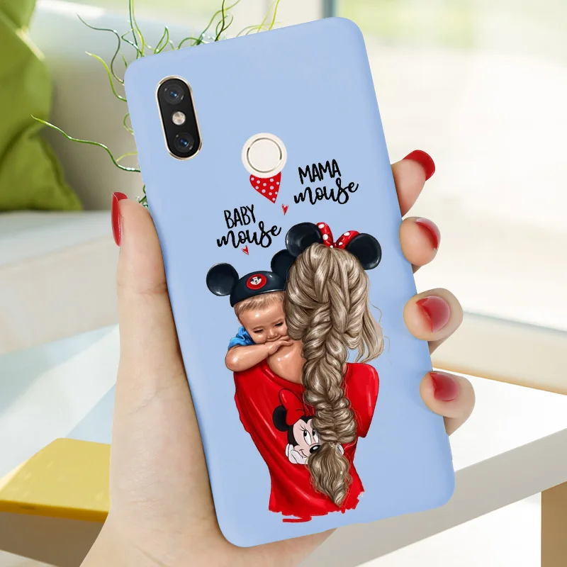 MOM08 Чехол для маленькой девочки Redmi 6A, чехол для Xiaomi Redmi 7A, 8A, 6A, 7 A, Redmi Note, 7, 6, 8 Pro, чехол, карамельный цвет, Силиконовый ТПУ бампер Super Mama - Цвет: MOM08