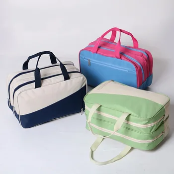 

Large Capacity Travel Bag Nylon Luggage Organizer Portable Clothes Storage Handbag Dry Wet Separation Tote Waterproof Duffle Bag