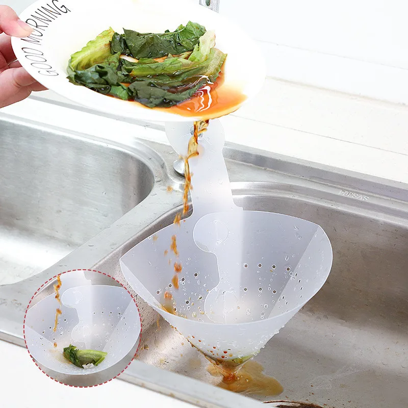 

Multifunction Kitchen Self-standing Sink Drain Leftover Juice Separate Juice Filter Foldable Simple Sink Filter