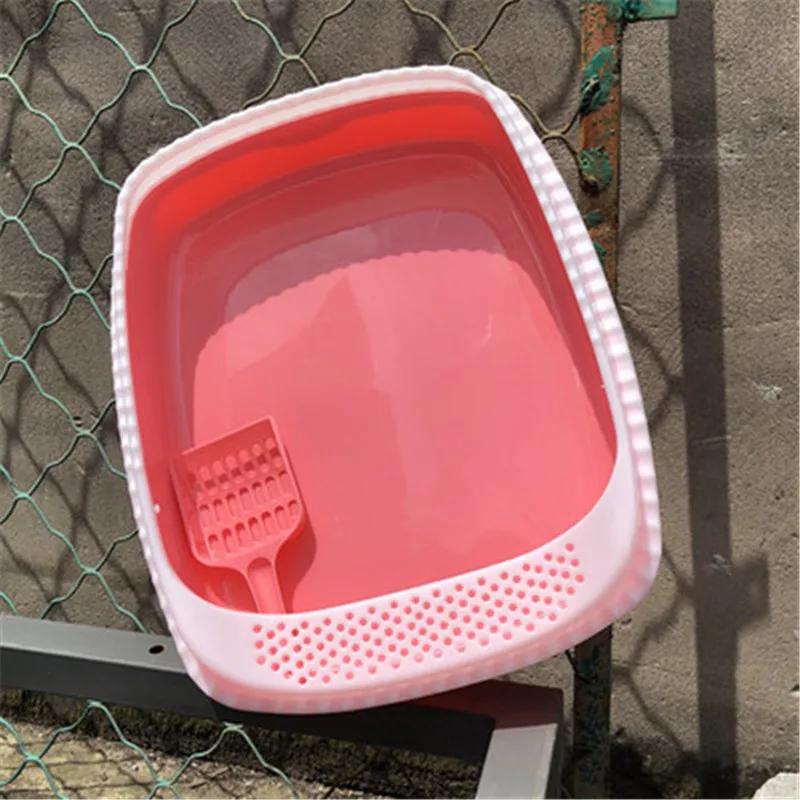 Semi-enclosed Toilet Bedpan Cat Top Quality Pet Cat Toilet Detachable High Fence Self Cleaning Cat Litter Box Semi-enclosed Toilet Bedpan Cat Top Quality Pet Cat Toilet Detachable High Fence Self Cleaning Cat Litter Box