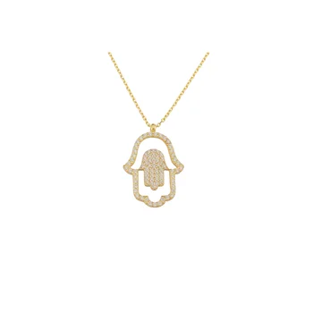 

Fatmanın Hand Gold Necklace 02-334-K0915